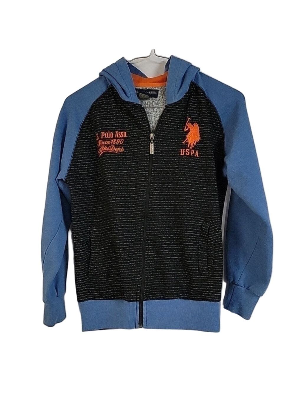 U.S. Polo Assn Youth Full-Zip Hoodie, Size 10/12